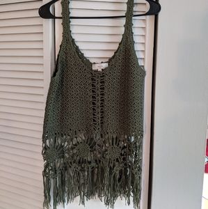 Crochet tank top